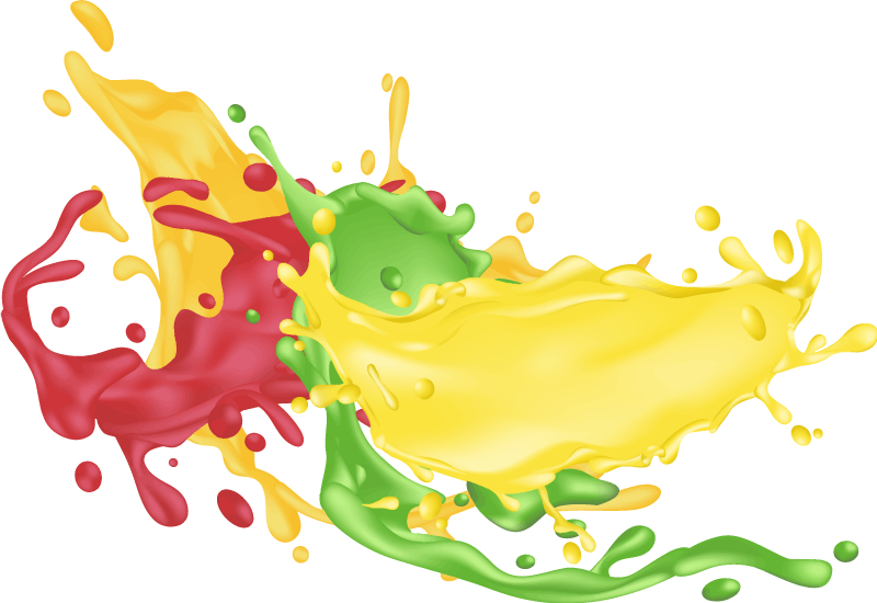 幾何学的なビニールマット色とりどりの形 - TENSTICKERS