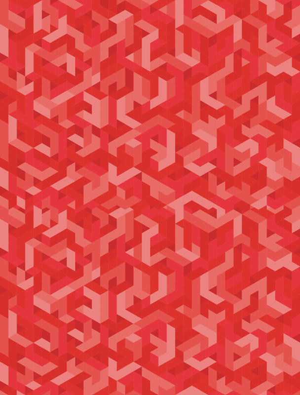 幾何学的なビニールマット 精巧な幾何学的構成 - TENSTICKERS