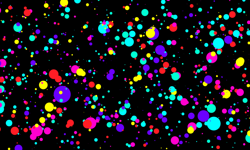 幾何学的なビニールマット カラフルなバブルパターン - TENSTICKERS