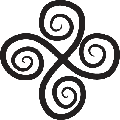 幾何学的なビニールマットエレガントスピンエレメント - TENSTICKERS