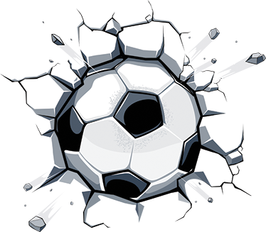 子供 ビニールマット 3dサッカーボール - TENSTICKERS