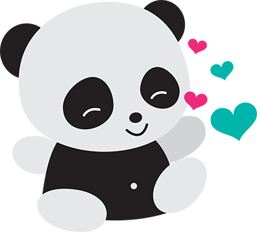 子供 ビニールマット かわいいクマパンダ - TENSTICKERS