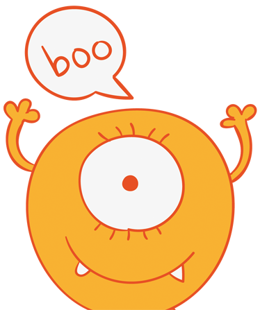 子供 ビニールマット 黄色いモンスターのクローゼット用ステッカー - TENSTICKERS