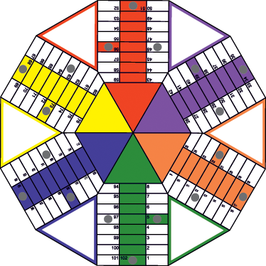 子供 ビニールマット 幾何学模様のパーチスボード用シール - TENSTICKERS