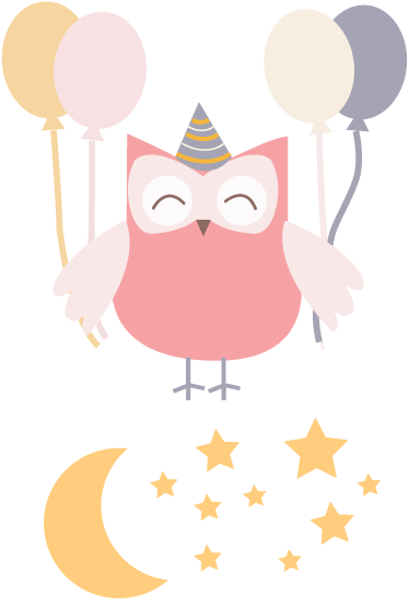 子供 ビニールマット パーティングフクロウ - TENSTICKERS