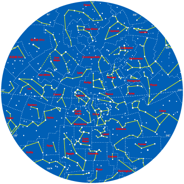 子供 ビニールマット 南半球の星座 - TENSTICKERS