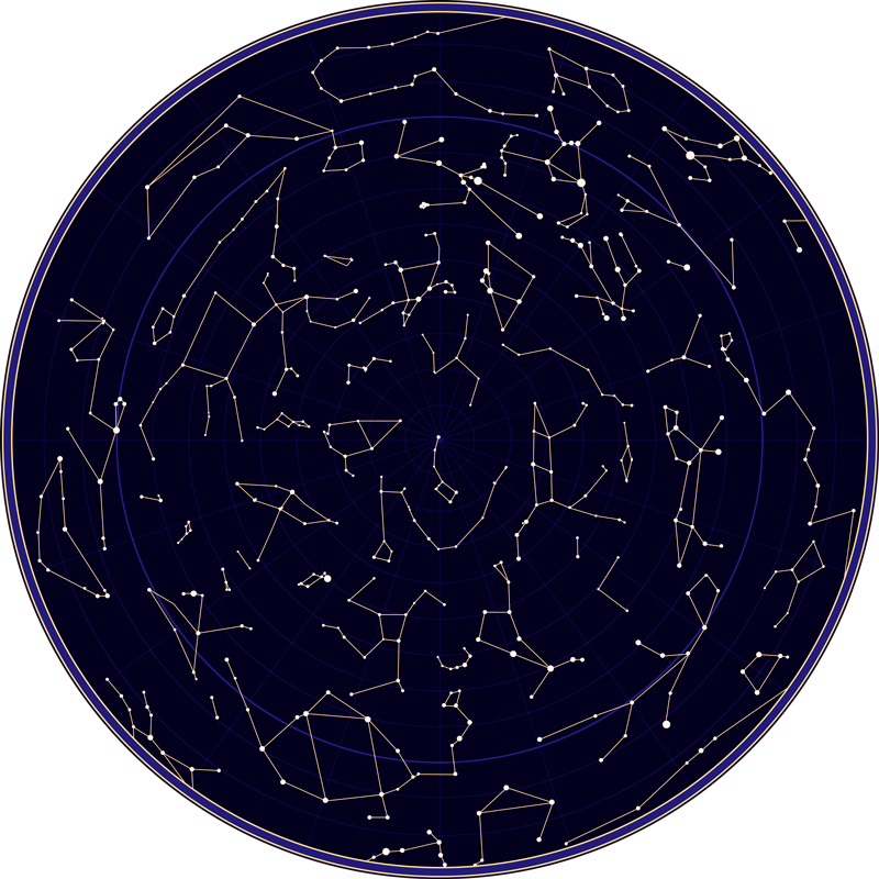 子供 ビニールマット 星座マップ - TENSTICKERS
