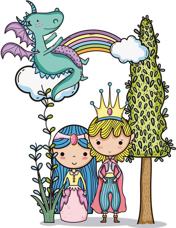 子供 ビニールマット 魔法の世界 - TENSTICKERS