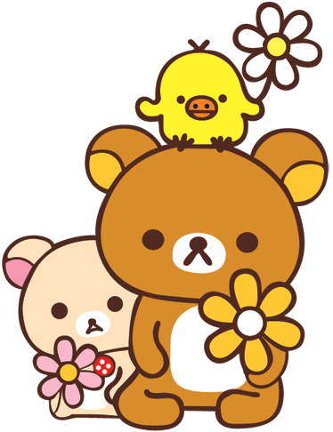子供 ビニールマット くまの赤ちゃんと鳥 - TENSTICKERS