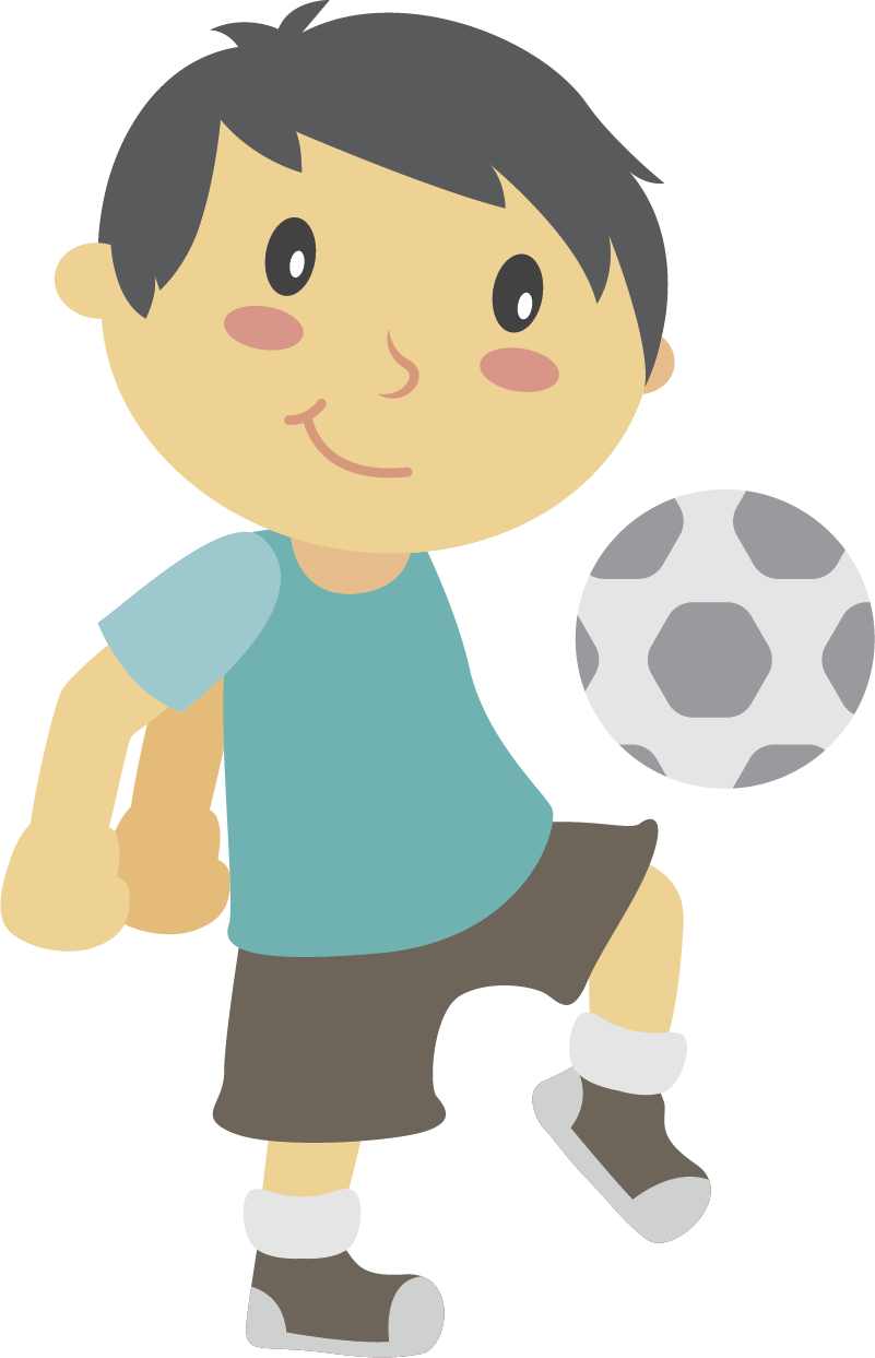 子供 ビニールマット サッカーで遊ぶ - TENSTICKERS