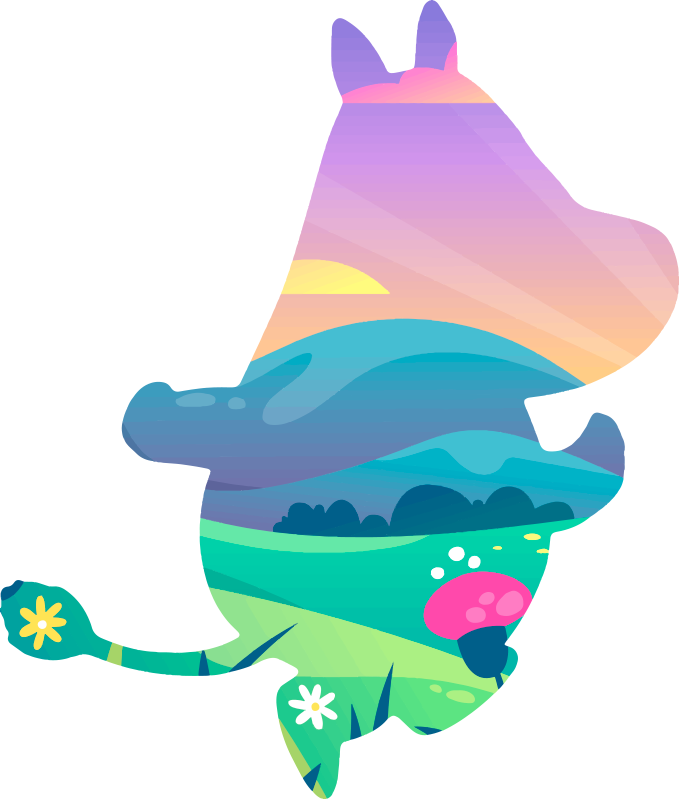 子供 ビニールマット ムーミンワールド - TENSTICKERS