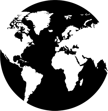 世界地図 ビニールマット 世界地図円形デコレーションシール - TENSTICKERS