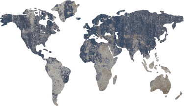 世界地図 ビニールマット 壁面用青い質感の世界地図ビニール - TENSTICKERS