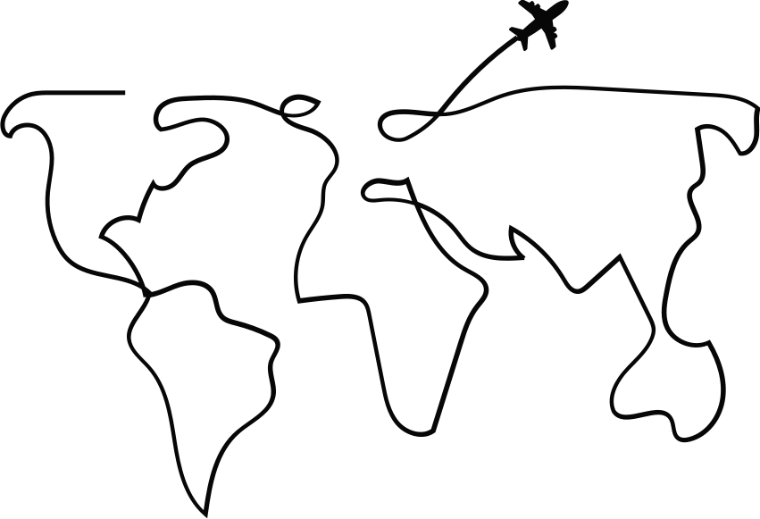 世界地図 ビニールマット 世界地図プレーン - TENSTICKERS