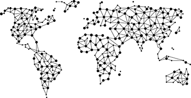 世界地図 ビニールマット つながるポイント - TENSTICKERS