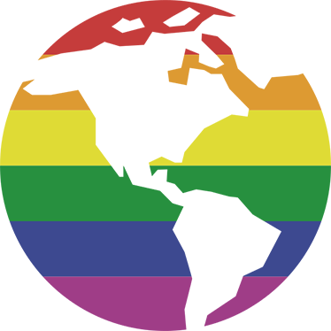 世界地図 ビニールマット ゲイの世界地図シール - TENSTICKERS