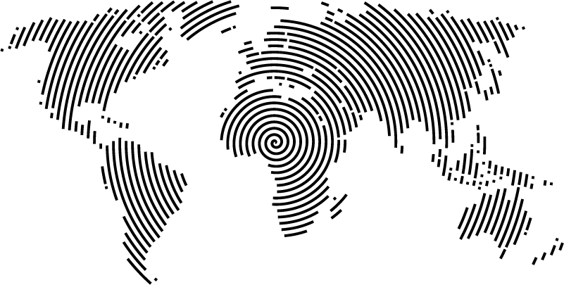 世界地図 ビニールマット 現代の世界地図 - TENSTICKERS