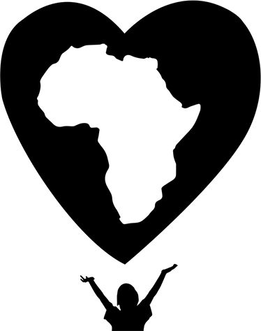 世界地図 ビニールマット アフリカの心 - TENSTICKERS