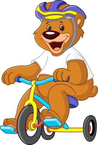 子供 ビニールマット 児童用クマ自転車ビニール - TENSTICKERS