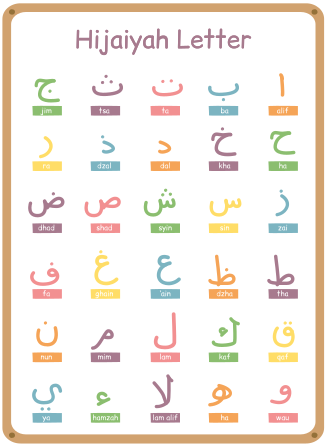 子供 ビニールマット アラビア文字 - TENSTICKERS