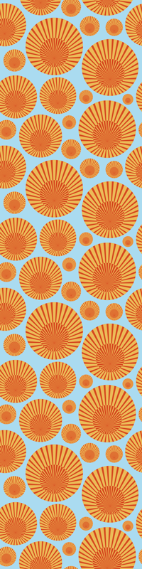 キッチン マット ビニール 70年代サンシャイン冷蔵庫 - TENSTICKERS