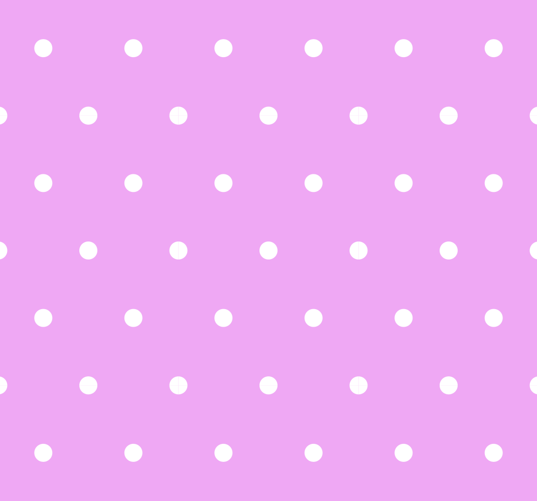 寝室 ビニールマット ピンク背景にレギュラードット - TENSTICKERS