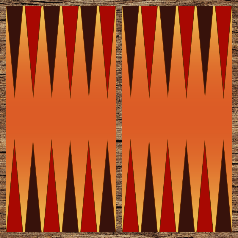 驚くべきバックギャモンボードゲームビニールの敷物 - TENSTICKERS