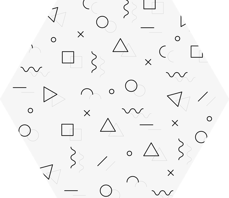 幾何学的な ビニールマット 抽象幾何学 - TENSTICKERS