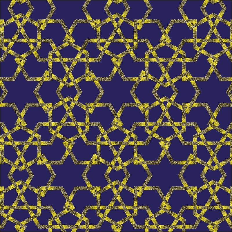 バスルームに1枚ビニールカーペット 幾何学的なバスアクセント - TENSTICKERS