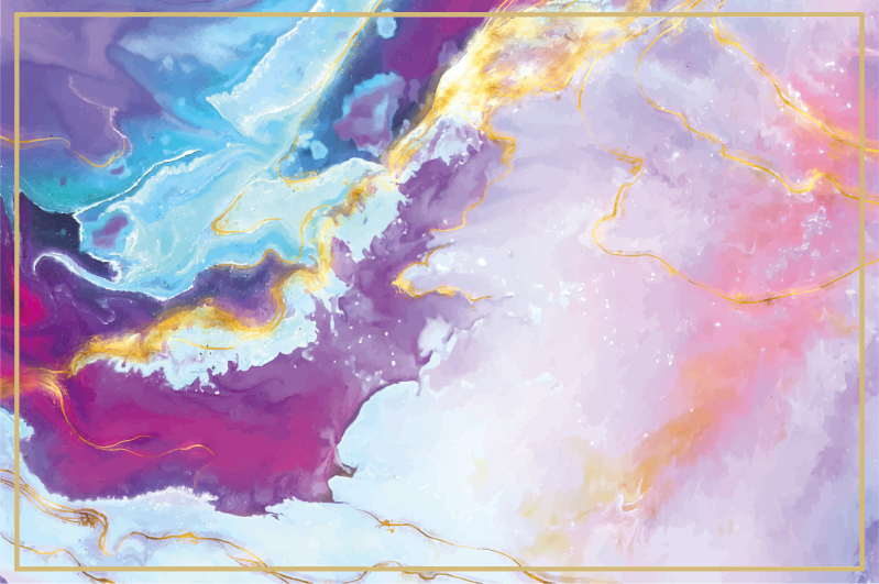 テクスチャー ビニールマット 抽象的な大理石模様 - TENSTICKERS