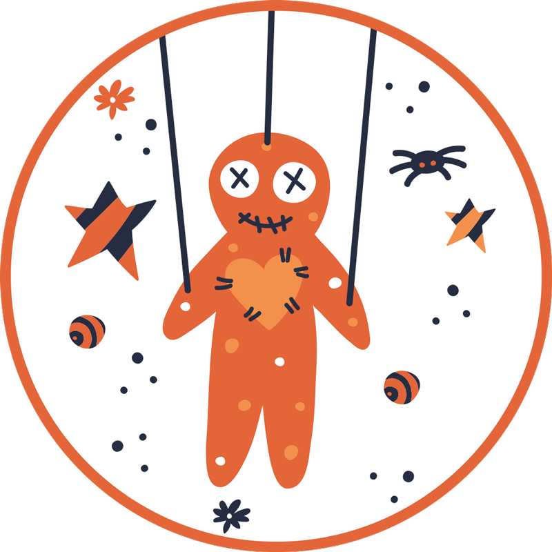 ハロウイン壁画 ハロウィンジンジャーブレッド - TENSTICKERS