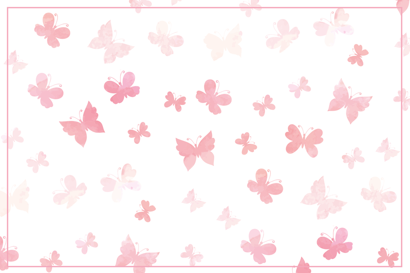 花と植物の壁画 蝶の散布 - TENSTICKERS