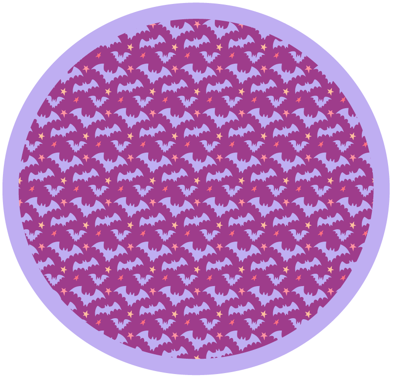 ハロウイン壁画 ハロウィーンのコウモリのモチーフ - TENSTICKERS