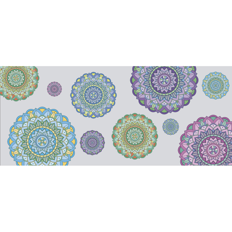 マンダラサークルマンダララグ - TENSTICKERS