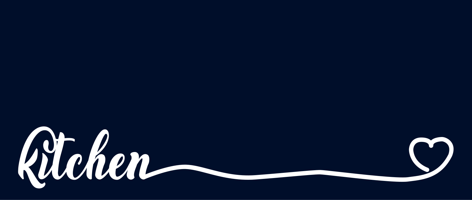 キッチン マット ビニール エレガントなキッチンスクリプト - TENSTICKERS