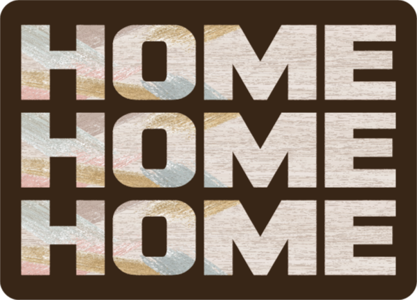 フレーズ ビニールマット ようこそ玄関へ - TENSTICKERS