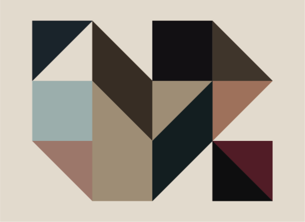 幾何学的な ビニールマット 幾何学的形状の装飾 - TENSTICKERS