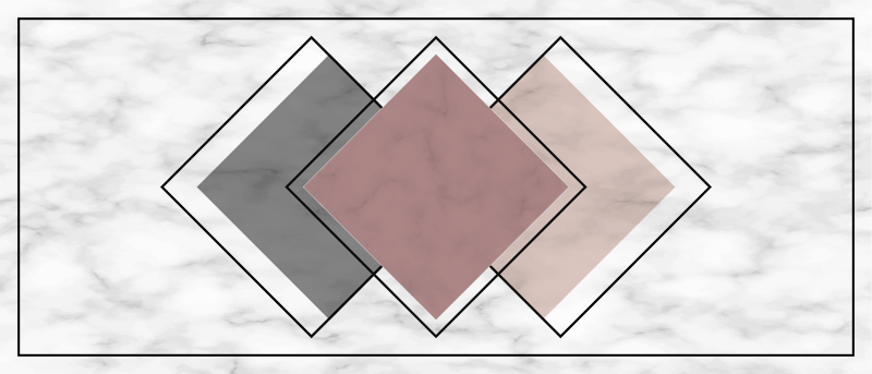 大理石ビニールラグマーブルジオメトリックス - TENSTICKERS