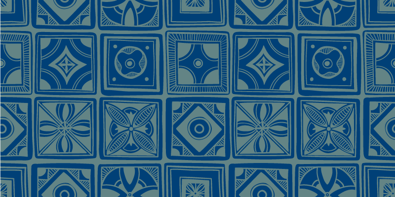 ビニール タイル カーペット 装飾的な幾何学的な - TENSTICKERS