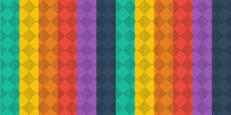 カラーダイヤモンドモダンラグ - TENSTICKERS