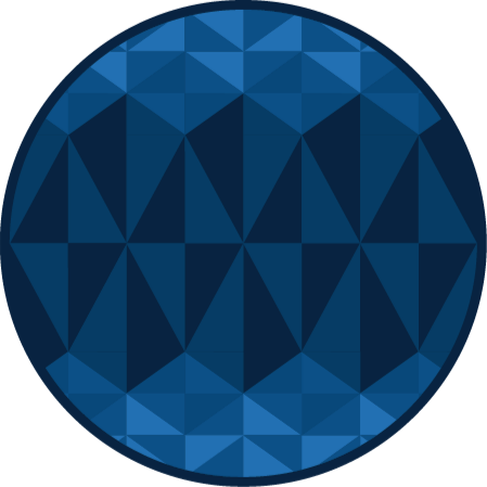 幾何学的な ビニールマット 幾何学的な円形デザイン - TENSTICKERS