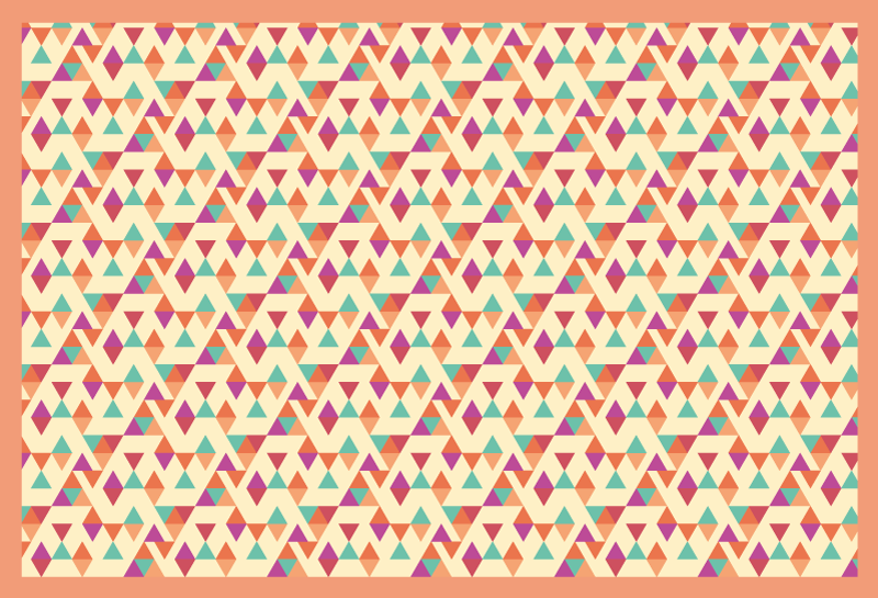 モザイク ビニールマット モザイク模様のランナー - TENSTICKERS