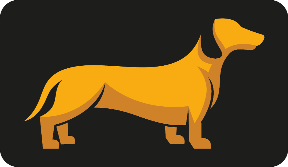 動物 ビニールマット 犬のシルエット - TENSTICKERS