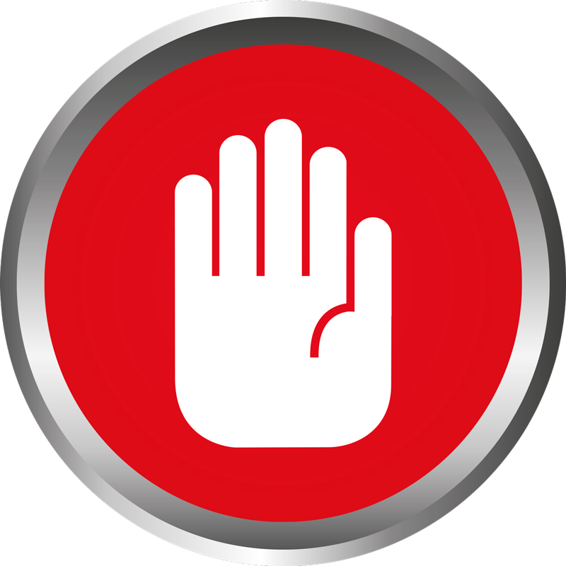 大理石ビニールラグストップ信号デコール - TENSTICKERS