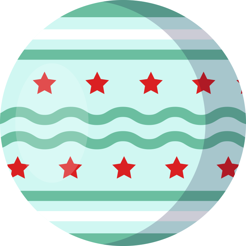 出演者 ビニールマット 水中の星のモチーフ - TENSTICKERS