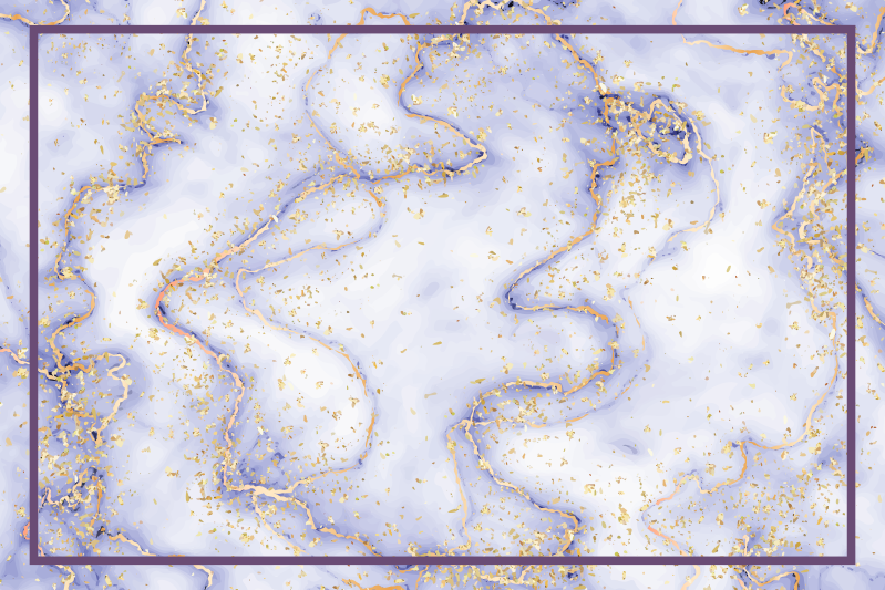 大理石ビニールラグ金色のマーブルスプラッター - TENSTICKERS