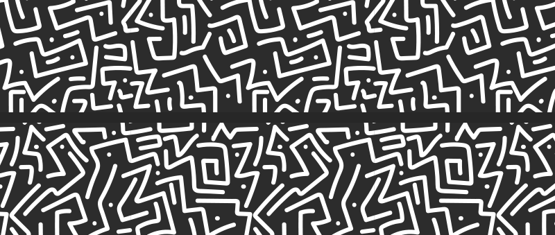 幾何学的な ビニールマット 抽象的な迷路 - TENSTICKERS