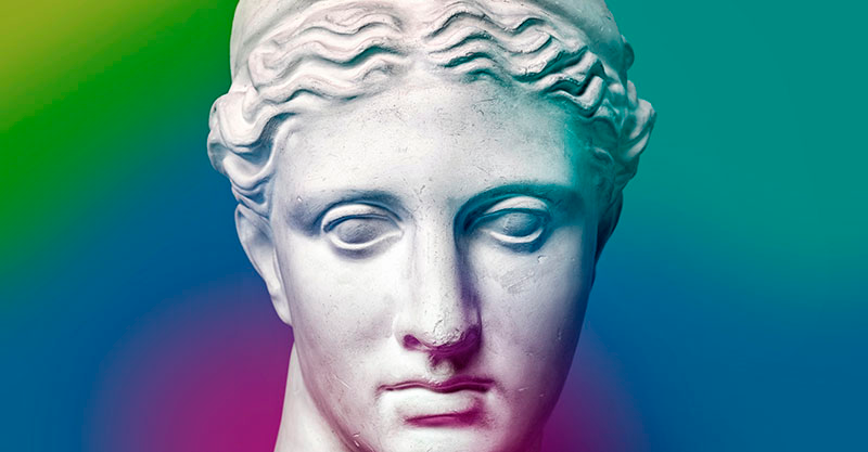 ミニマリスト ビニールマット 彫刻的なグラデーション - TENSTICKERS