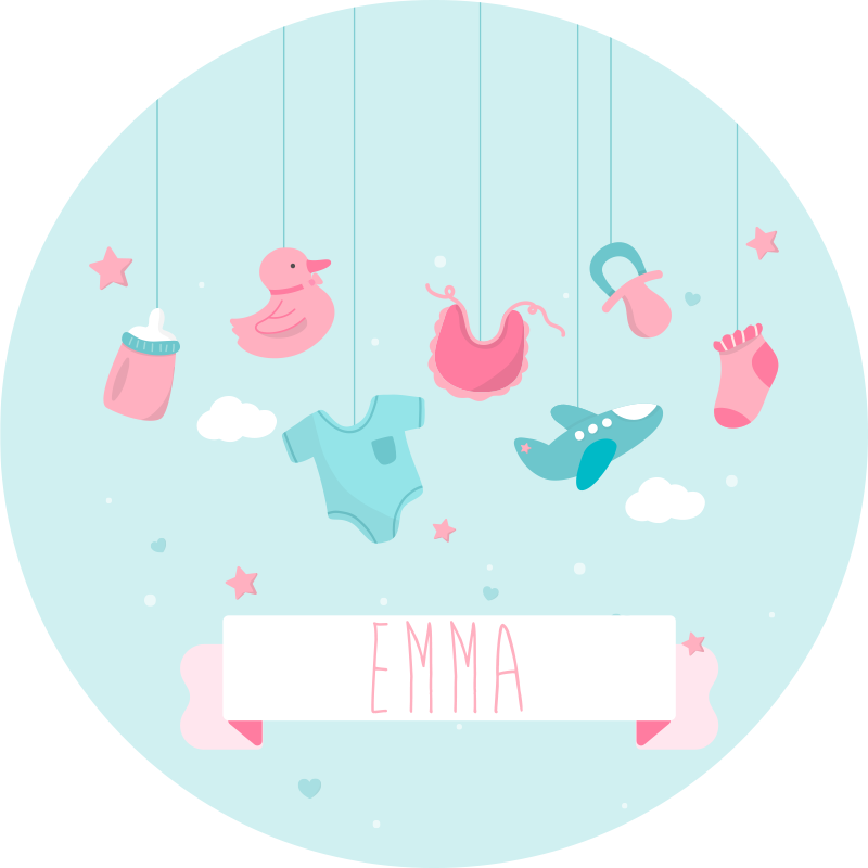 保育園 ビニールマット パーソナライズされた保育園 - TENSTICKERS