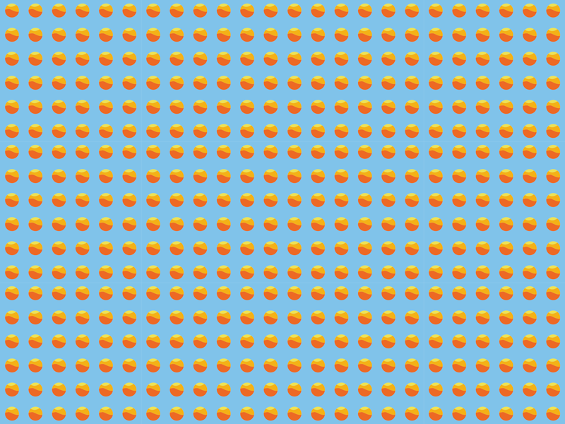 木効果 ビニールマット サンシャインオレンジパターン - TENSTICKERS